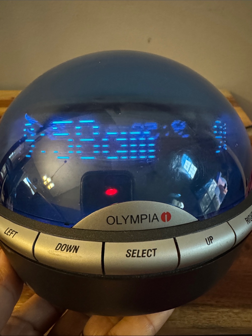 💙🌎Olympia Blue Dome Electronic Clock Projector